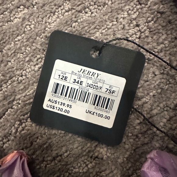 Honey Bridgette “ Jerry” 4 piece lingerie set. NWT 34DDD.M garter, M thong. - Picture 8 of 8